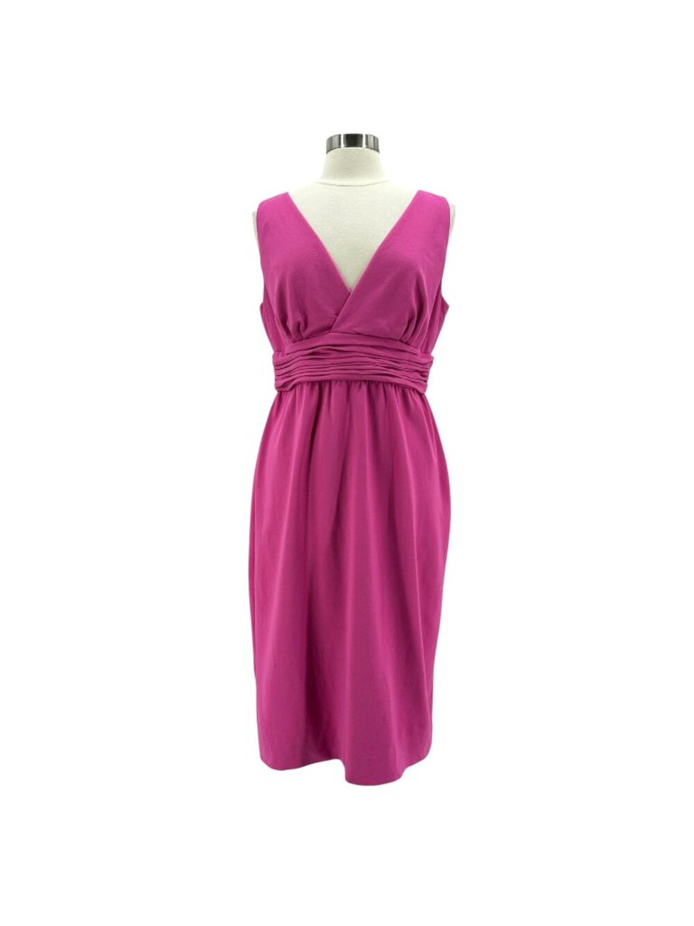 Kate Spade New York Womens 12 Dress Sheath V-Neck Sleeveless Pink Party Cocktail